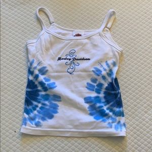 Harley tie dye shirt